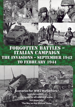 Load image into Gallery viewer, Forgotten Battles - Italian campaign The invasions September 1943 to February 1944.
