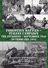 Load image into Gallery viewer, Forgotten Battles - Italian campaign The invasions September 1943 to February 1944.