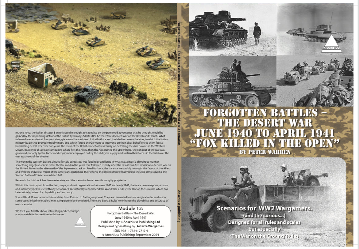 Forgotten Battles The Desert War - June 1940 - April 1941 ‘ Fox Killed ...
