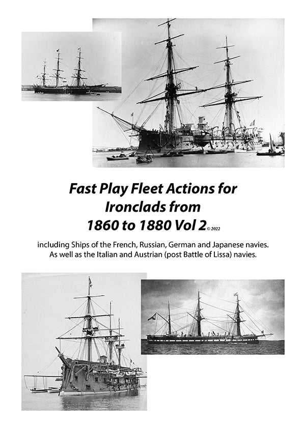 Fast play actions Ironclads from 1860 - 1880 Vol 2