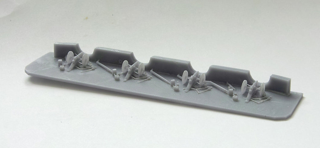 Field gun batteries