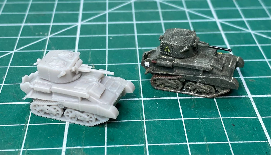 B platoon pack 26 MkVIC light tank