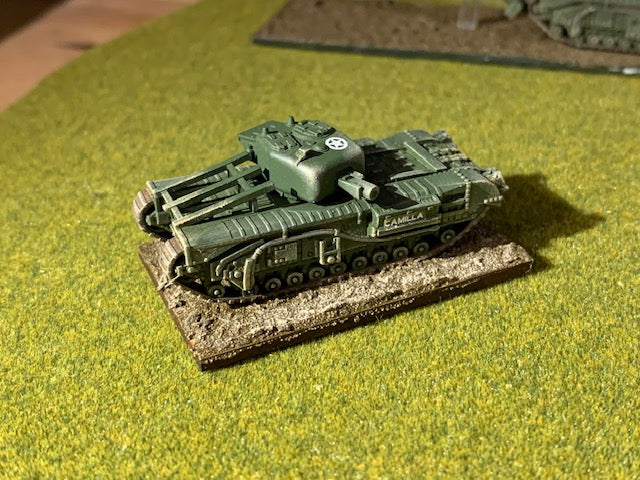 Churchill AVRE Fascine Layer (Comes with sled and 6 fascines)